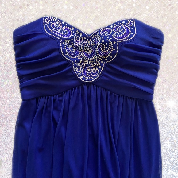 Blondie Nites Dresses & Skirts - Indigo Blue Prom / Homecoming Event Dress
